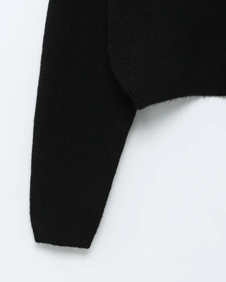 Oversized cropped knit