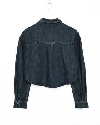 Denim shirt and skirt set