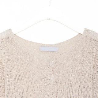 Ribbed sheer cardigan