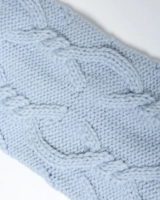 Cable knit leg warmers