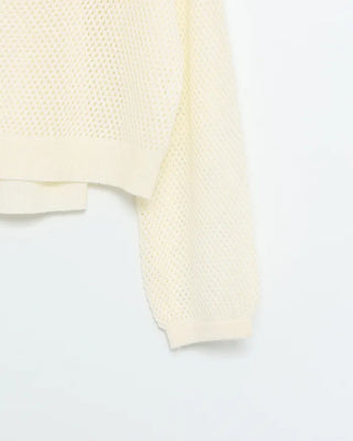 Camisole & Deep Glass Neck Mesh Knit