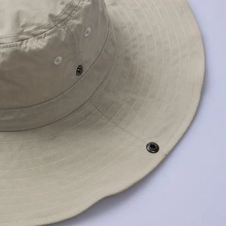 Wide-brimmed safari hat