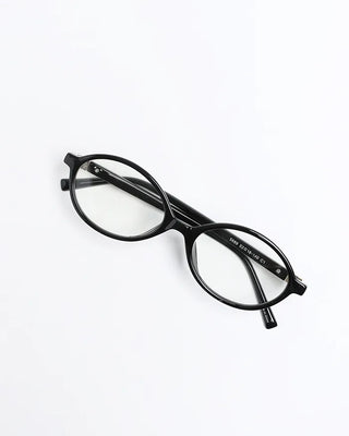 Slim oval frame glasses