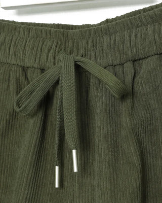 Slash Yoke Corduroy Fleece Easy Pants