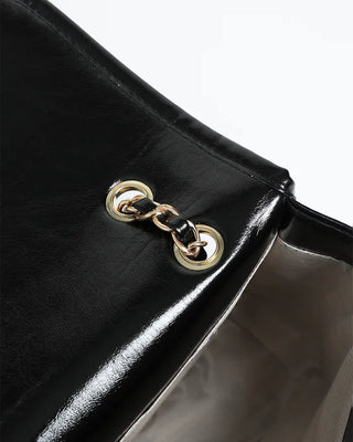 Square chain shoulder bag