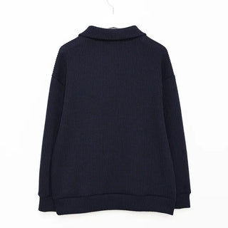 Unisex Basic Half-Zip Knit