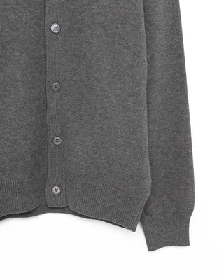 Semi-Clothed Polo Knit Cardigan