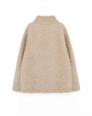 Half-neck boa jacket