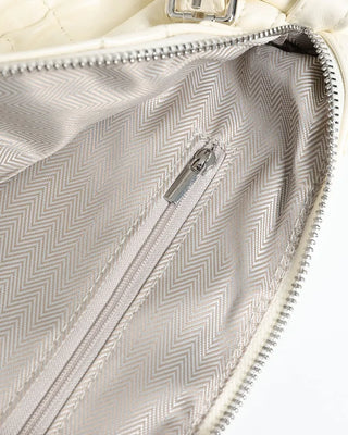 Square Shirring & Heart Keyring Set Shoulder Bag