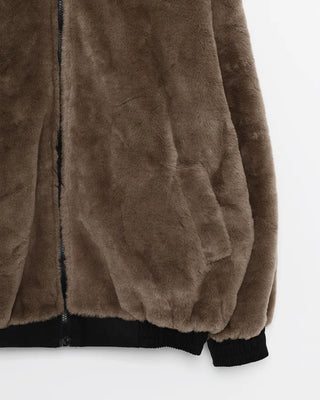 Reversible fur jacket