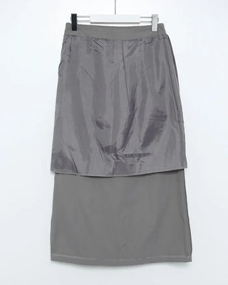 Layered long skirt