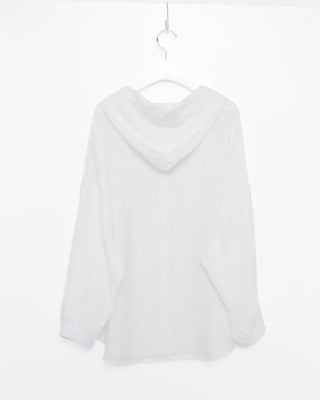Loose-fit hoodie shirt