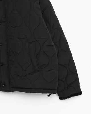 Wave quilted jacket