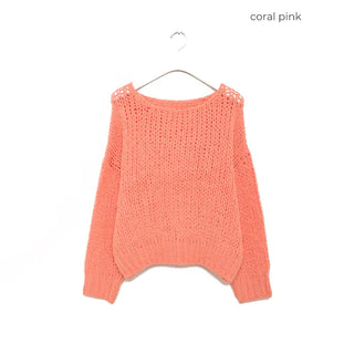 Loose-fit colored knit