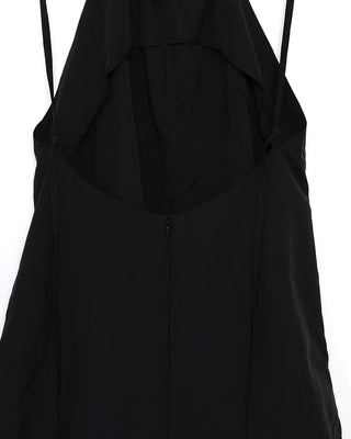 Backless long camisole dress