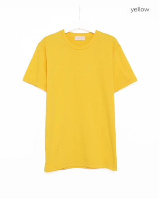 (Unisex) Basic Round Short-Sleeve T-Shirt