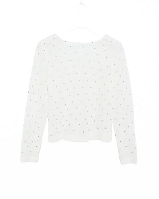 See-through polka dot summer cardigan