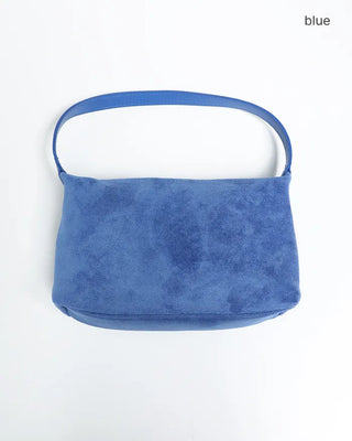 Suede Square One-Shoulder Mini Bag