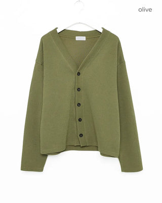Oversized V-neck cardigan