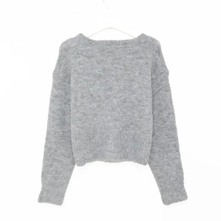 Small button wool cardigan