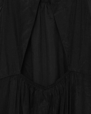 Halter neck detail long dress