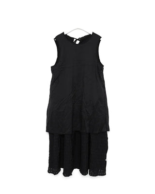 Embossed long dress
