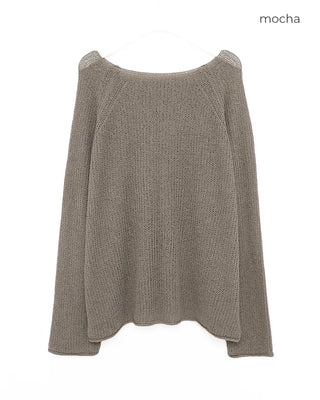 Loose-fit basic knit
