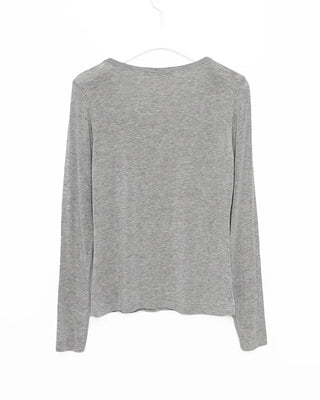 Lettering Cropped Long-Sleeve T-Shirt