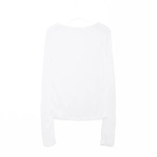 Sheer long-sleeve T-shirt