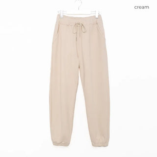 Basic color jogger pants