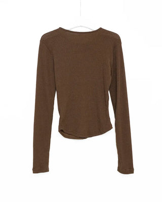 Slim-fit ribbed knit cardigan