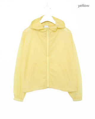 See-through semi-cropped windbreaker