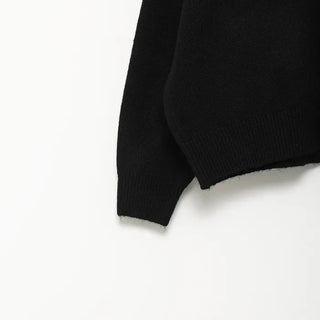 Wool V-neck knit
