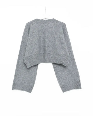 Oversized cropped knit