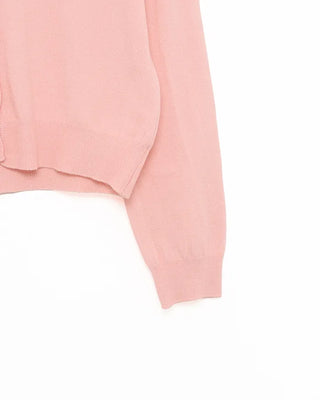 Round neck basic cardigan