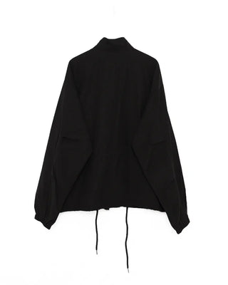 (Unisex) High-Neck Zipper Mod Coat