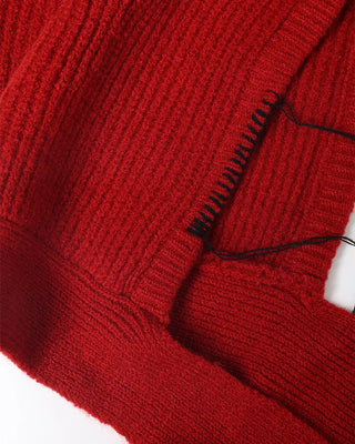 Stitch detail knit balaclava