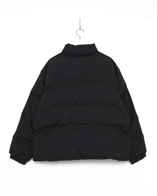 Checked padded jumper