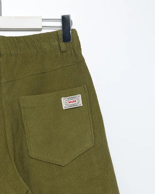 Corduroy wide-leg pants