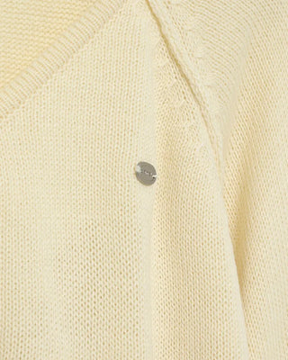 Mini pendant V-neck cardigan