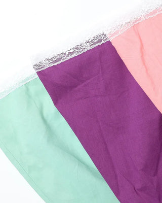 Shirred cotton midi skirt