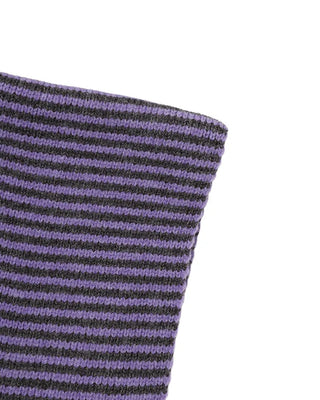 Bordered two-tone scarf