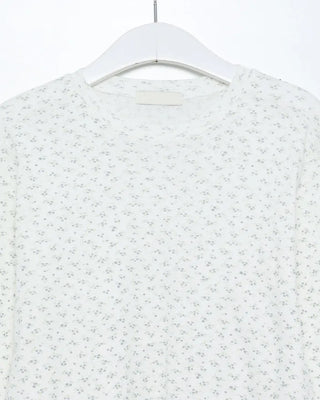 Lace sheer sleeve layered T-shirt