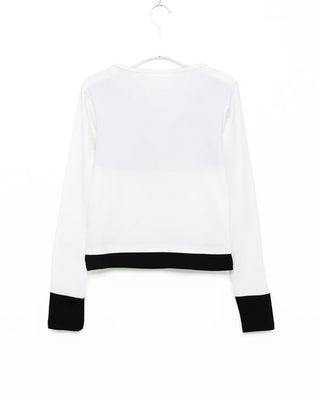 Layered long-sleeve T-shirt