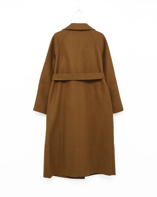 Double-breasted long coat