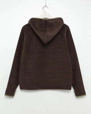 Two-tone point fleece hoodie