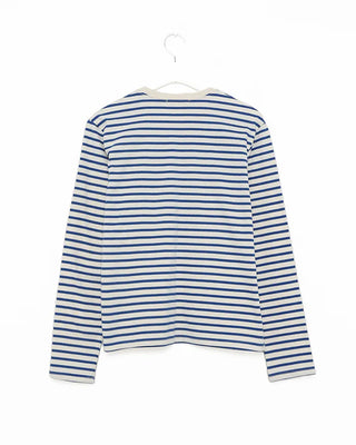 Crew neck striped T-shirt