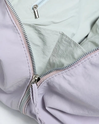 Nylon pocket shoulder bag