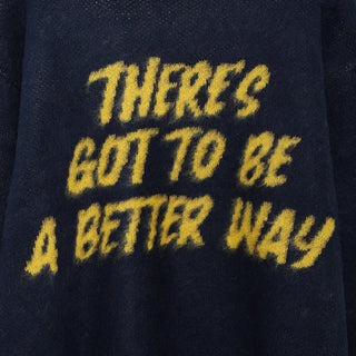 Lettering knit