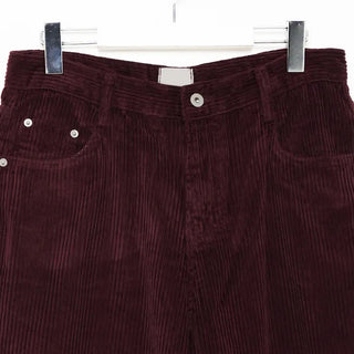Corduroy wide-leg pants